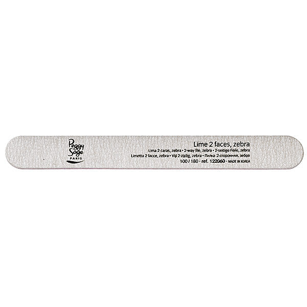 Peggy Sage Limetta Perunghie 2 Facce 100/180, Zebra