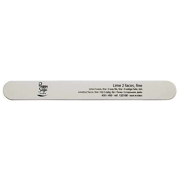 Peggy Sage Limetta Perunghie 2 Facce 400/400, Bianco