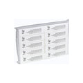 Peggy Sage Blocco Pomice Bianco per Unghie X 10