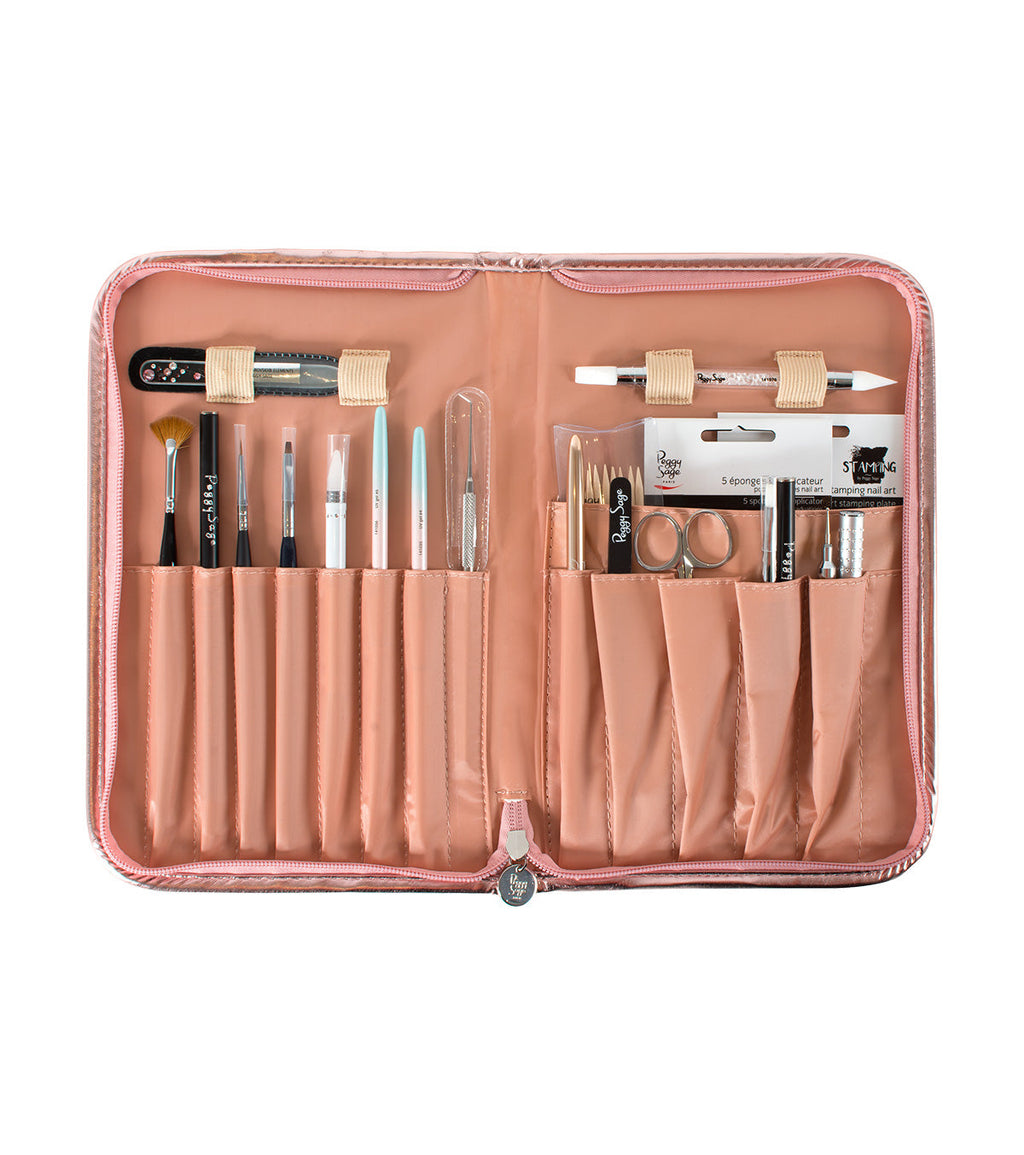 Peggy Sage Trousse per Pennelli Unghie e Make-up