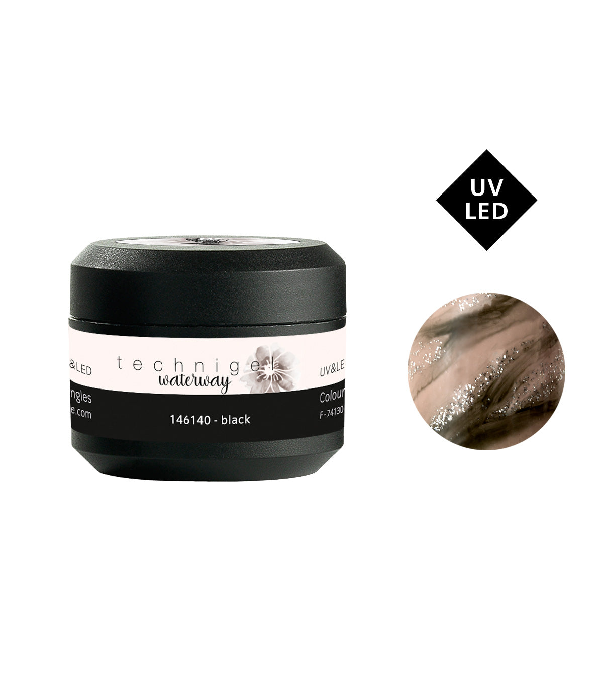 Peggy Sage Gel Colorato per Unghie Uv&led Waterway Black 5G
