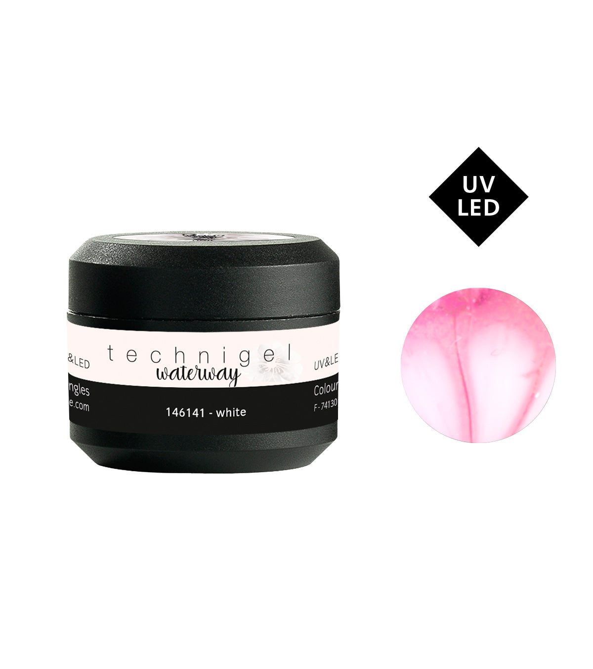 Peggy Sage Gel Colorato per Unghie Uv&led Waterway White 5G