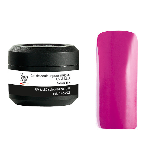 Peggy Sage Gel Uv&led Colorato per Unghie Fuchsia Lily 5G