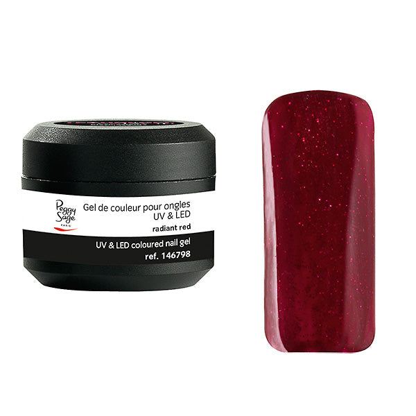 Peggy Sage Gel Uv&led Colorato per Unghie Radiant Red 5G