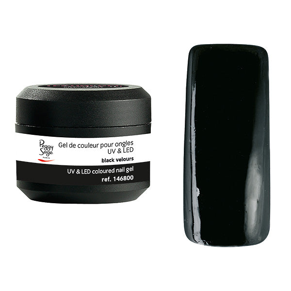 Peggy Sage Gel Uv&led Colorato per Unghie Black Velours 5G