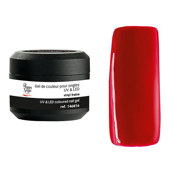 Peggy Sage Gel Uv&led Colorato per Unghie Vinyl Fraise 5G