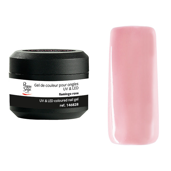 Peggy Sage Gel UV Eledcolorato per Unghie Flamingo Rose 5G