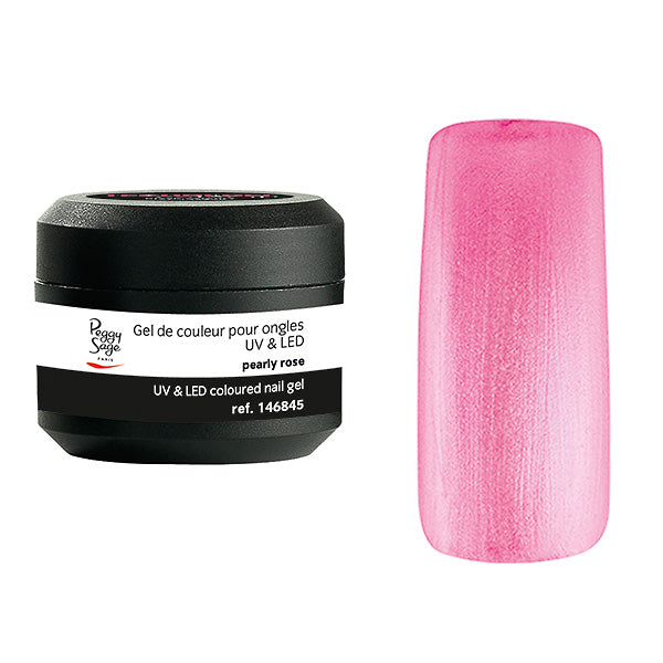 Peggy Sage Gel UV Eled Colorato per Unghie Pearly Rose 5G