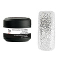 Peggy Sage Gel Uv&led Colorato per Unghie Paillete Argent 5G