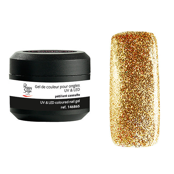 Peggy Sage Gel Uv&led Colorato per Unghie Petillant Cannelle 5G
