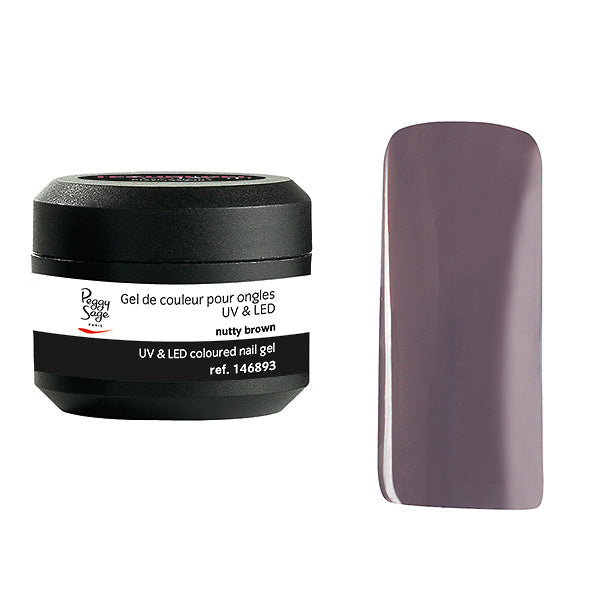Peggy Sage Gel UV Eledcolorato per Unghie Nutty Brown 5G