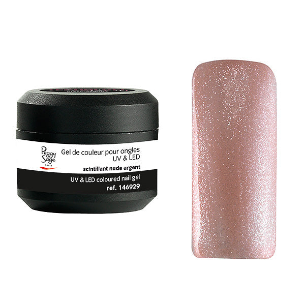 Peggy Sage Gel Uv&led Colorato per Unghie Scintillant Nude Arg