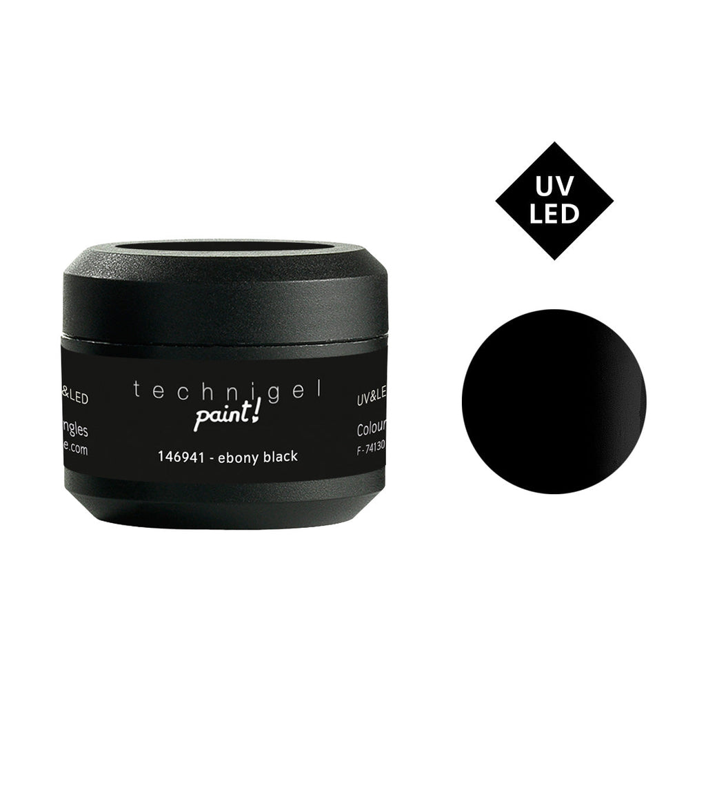 Peggy Sage Gel Colorato Paint Ebony Black per Unghie Uv&led 5G
