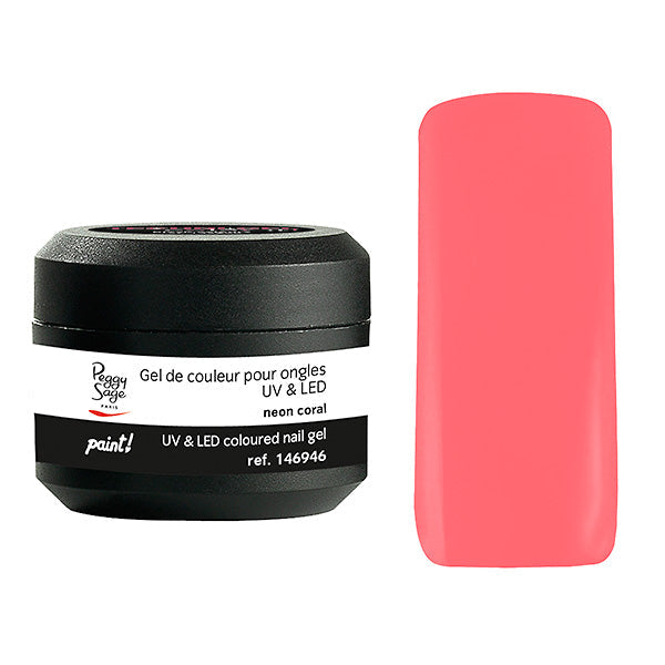 Peggy Sage Gel Colorato per Unghie Uv&led Neon Coral 5G
