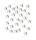 Peggy Sage 28 Strass per Unghie Quadrato Argento 2 Mm
