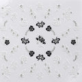 Peggy Sage Decorazioni Adesive per Unghie Black Ewhite