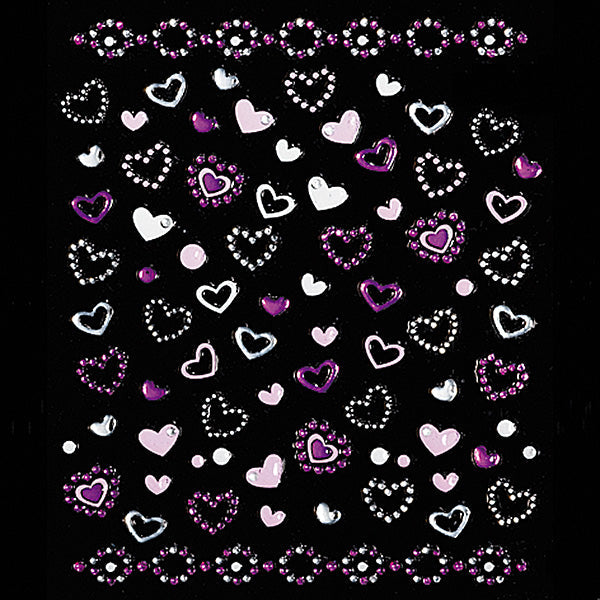 Peggy Sage Decorazioni Adesive per Le Unghie Pink Line
