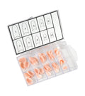 Peggy Sage Set 100 Unghie Finte Nude Pink