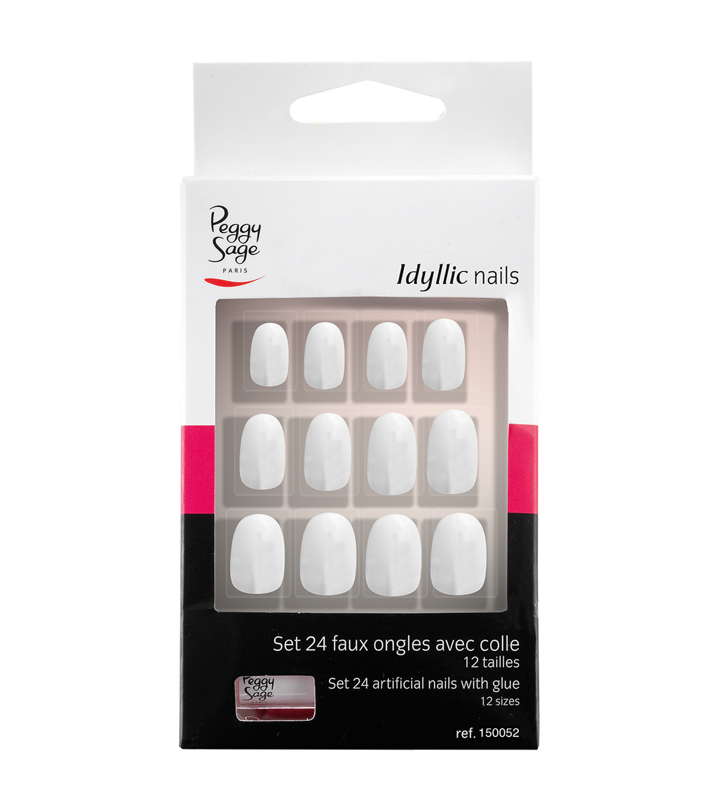 Peggy Sage Set 24 Unghie Finte Idyllic Nails Smart Oval