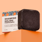 Shampoo Solido Purificante per capelli Grassi