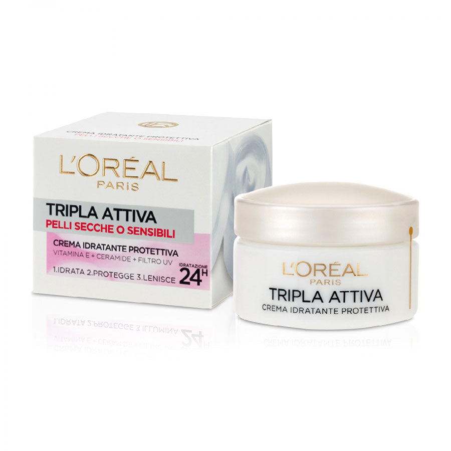 L’Oréal Tripla Attiva Pelli Secche e Sensibile 50 ml