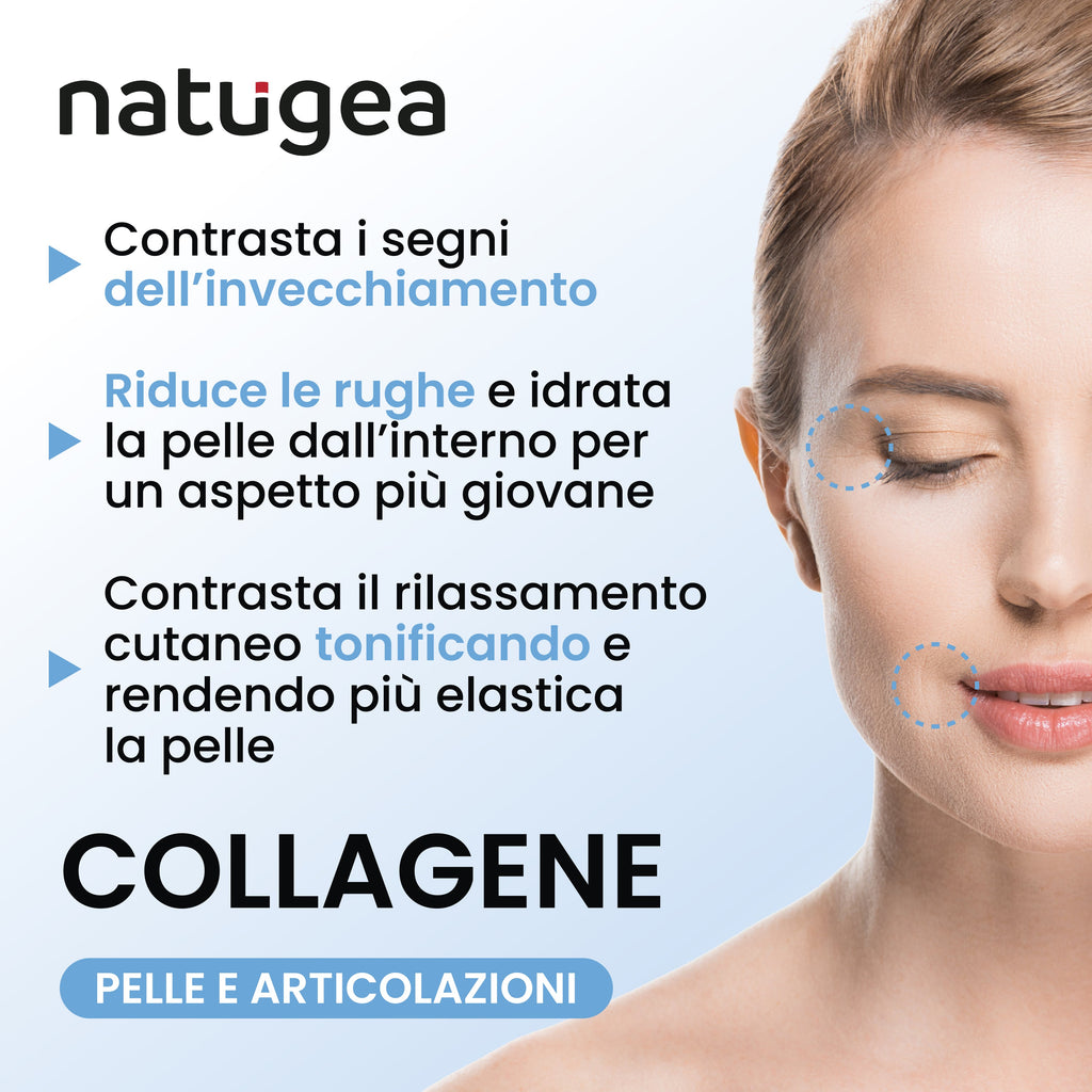 Collagene marino Peptan® con acido ialuronico e vitamina C