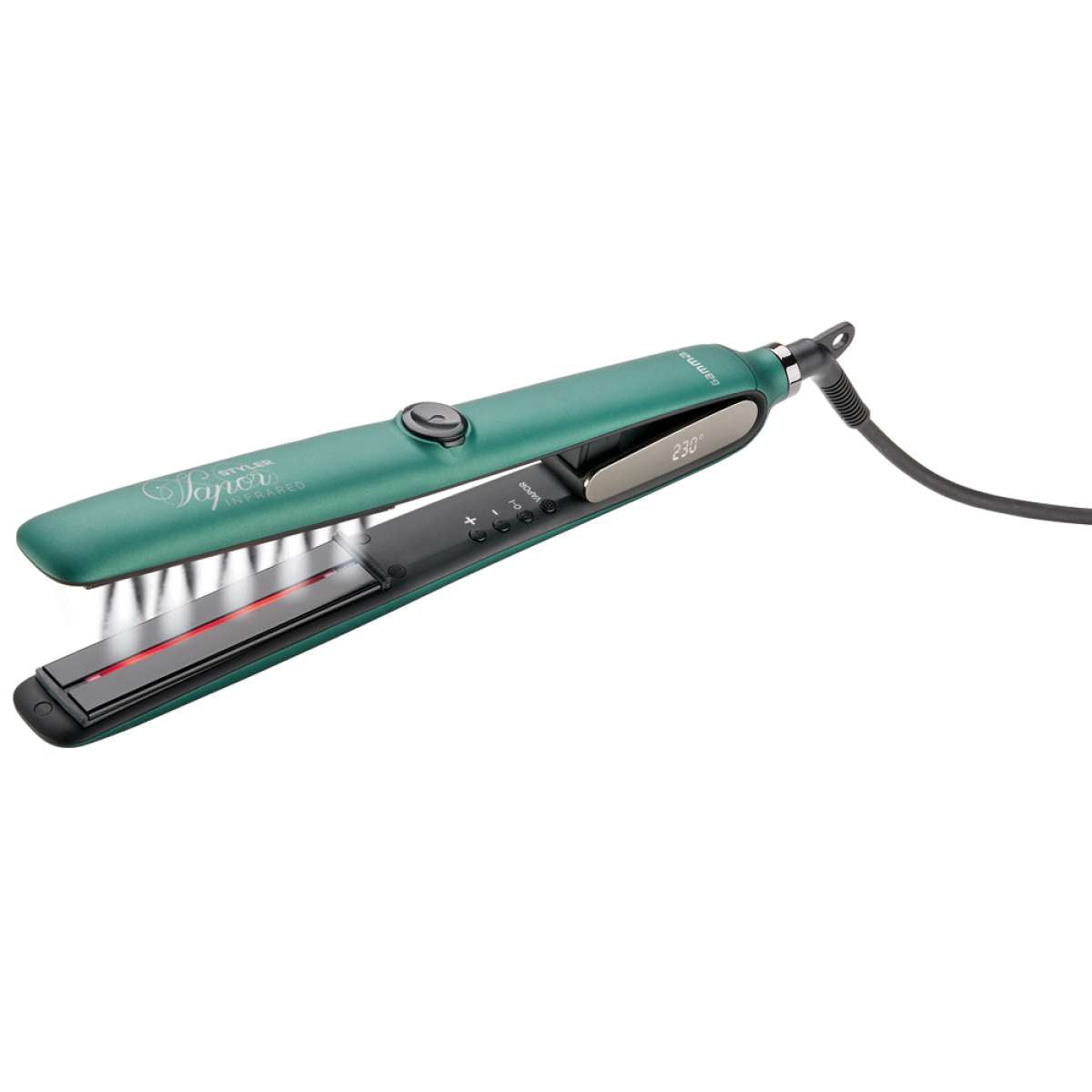 GammaPiù Styler Vapor Infrared Piastra Per Capelli A Vapore E Infrarossi 230°