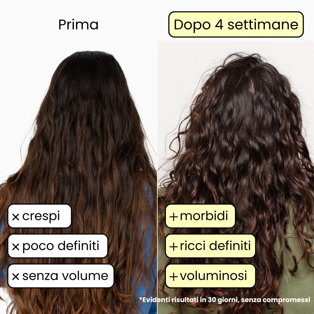 Balsamo Solido Nutriente per capelli Crespi