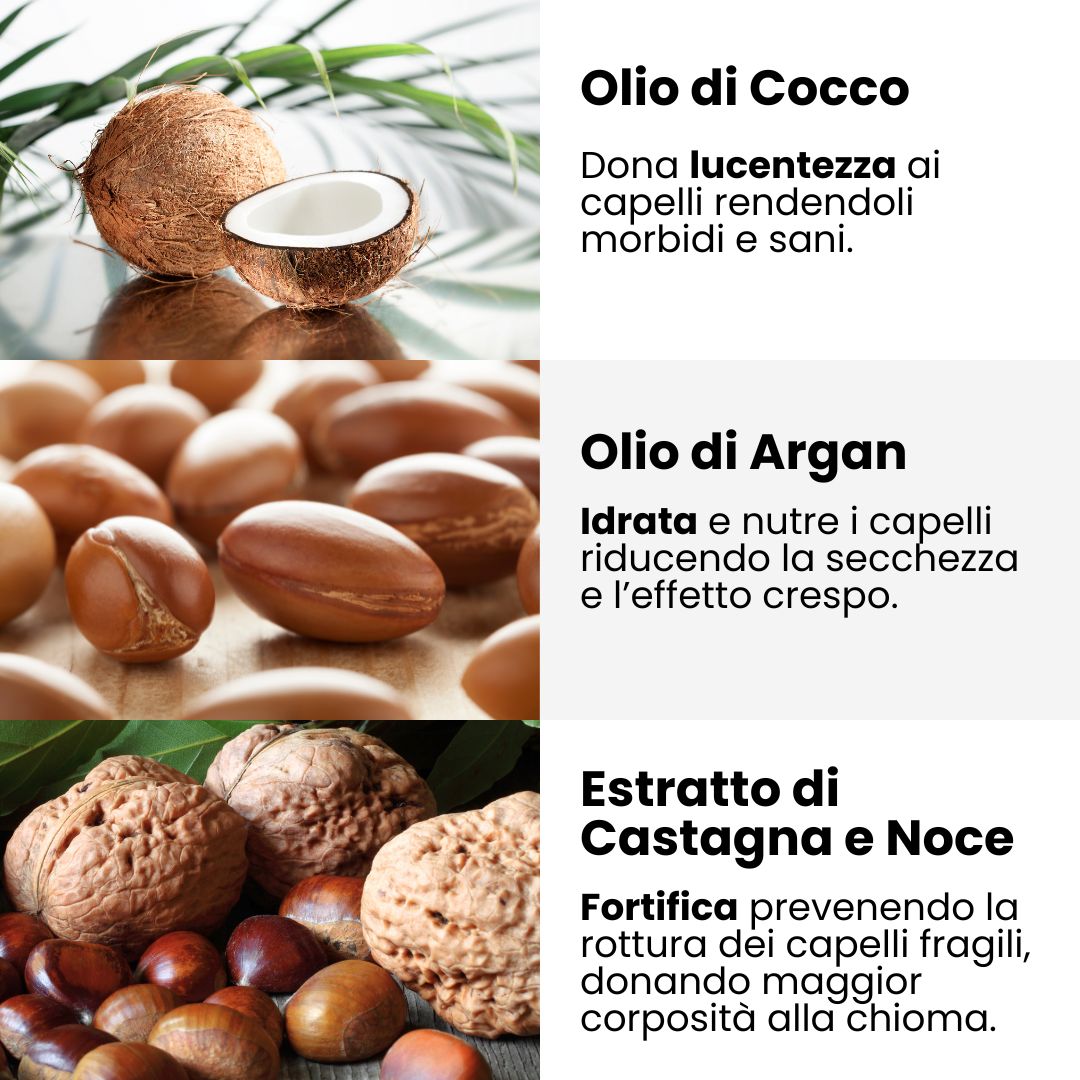 Balsamo Solido Nutriente per capelli Crespi