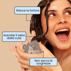 Shampoo Solido Purificante per capelli Grassi