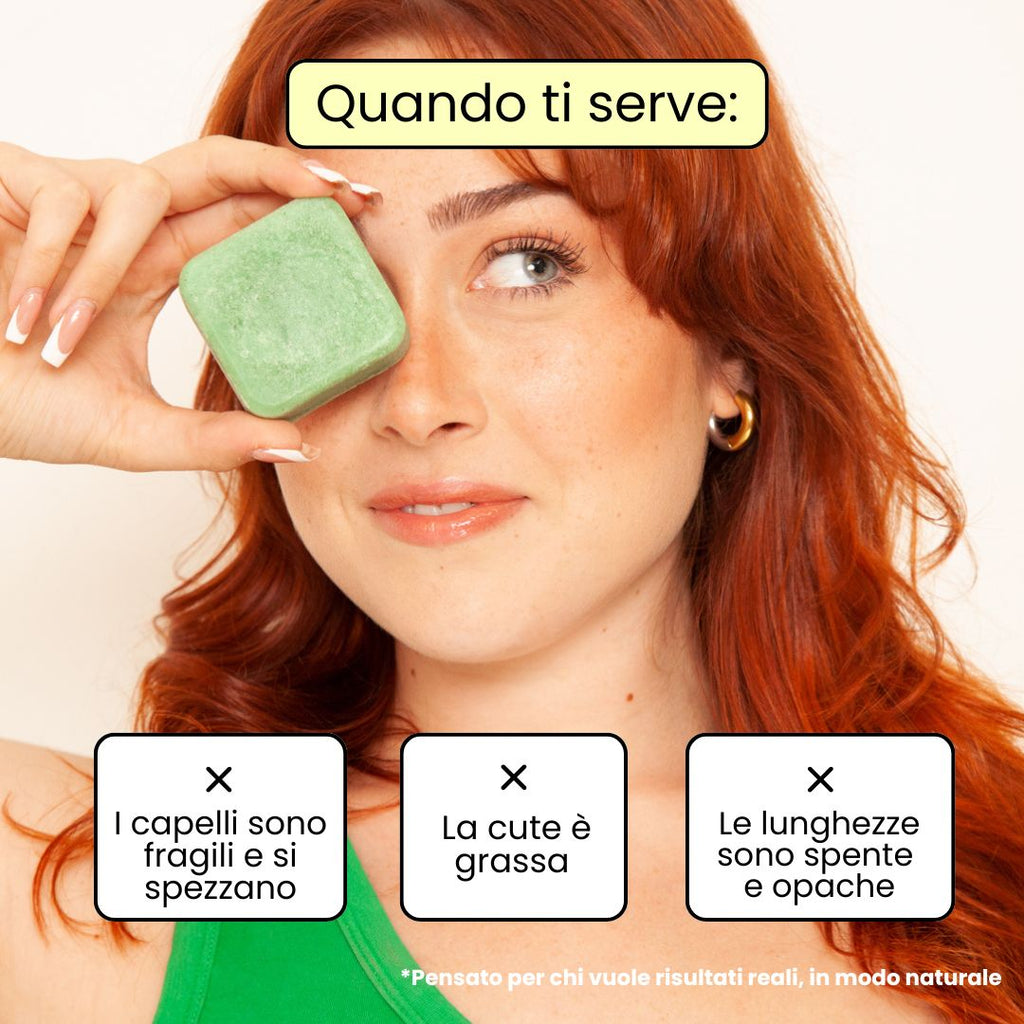 Shampoo Solido Rivitalizzante Biotina e Rosmarino