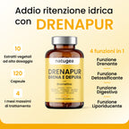 Ananas, centella, ortosifon e tarassaco · 120 capsule