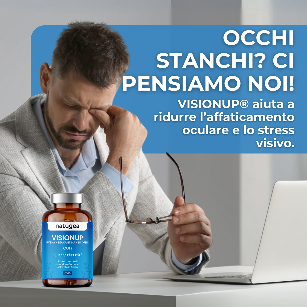 Luteina, zinco e vitamina C · 60 compresse