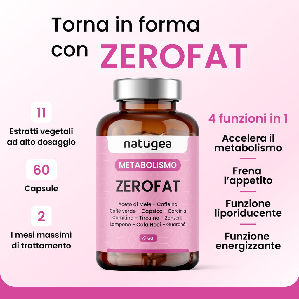 ZEROFAT® · Caffeina, carnitina e guaranà