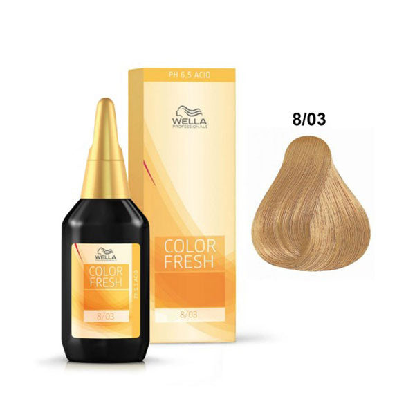 Wella Color Fresh Biondo Chiaro Naturale Dorato 8/03