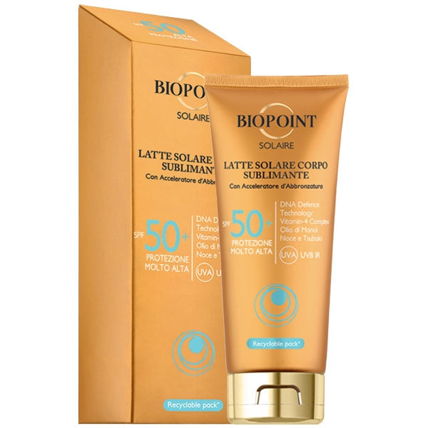 Biopoint Solaire Latte Solare Corpo Subliminante SPF 50+ 200 ml