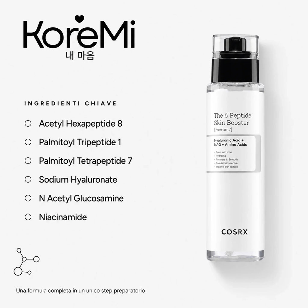 COSRX 6 Peptide Skin Booster – Siero Rassodante 150ml