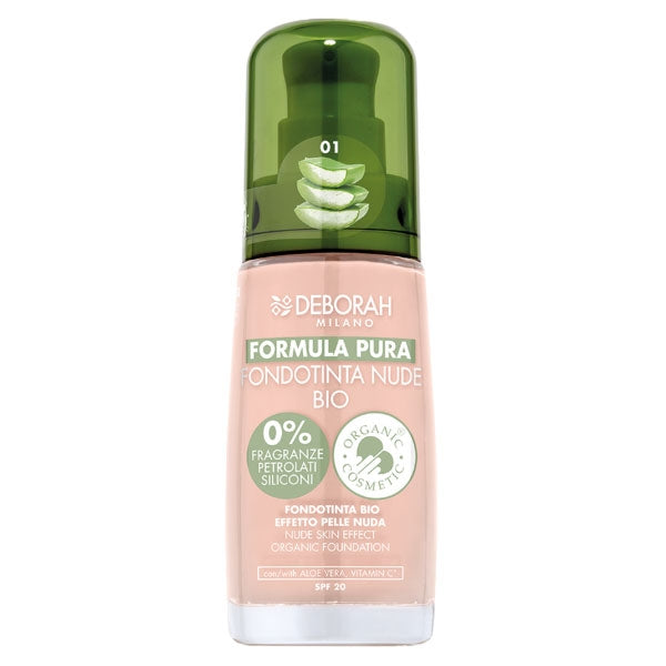 Deborah Fondotinta Nudebio Formula Pura 01