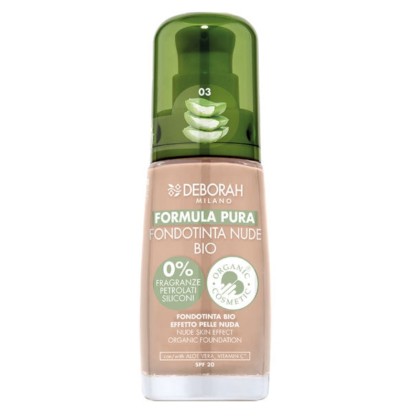 Deborah Fondotinta Nudebio Formula Pura 03