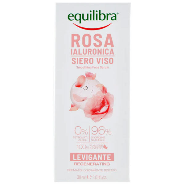 Equilibra Rosa Ialuronica Siero Viso Levigante 30 ml