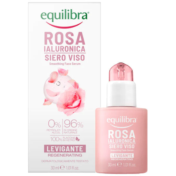 Equilibra Rosa Ialuronica Siero Viso Levigante 30 ml