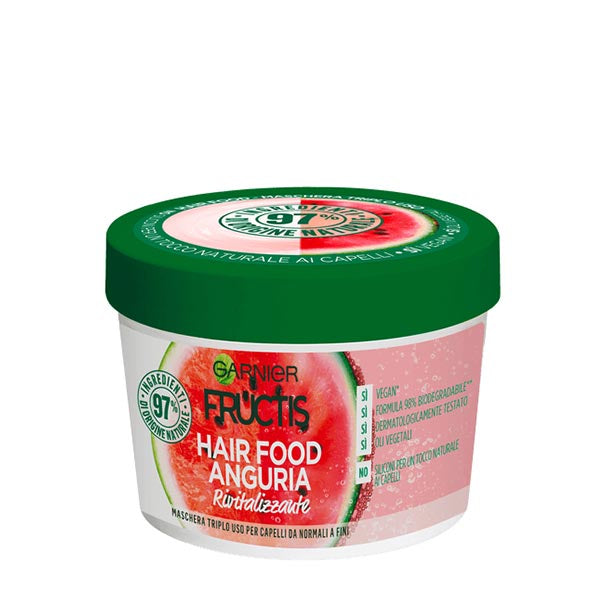 Garnier Fructis Maschera Hair Food Anguria Rivitalizzante 390 ml