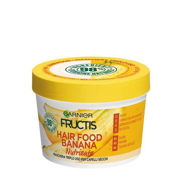 Garnier Fructis Maschera Hair Food Banana Nutriente 390 ml