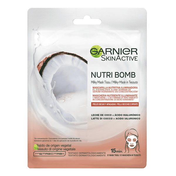 Garnier Skin Active Maschera Nutri Bomb Milky in Tessuto 28 g