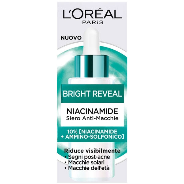 L’Oréal Bright Reveal Niacinamide Siero Anti Macchie 30 ml