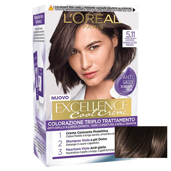 L’Oréal Excellence Castano Chiaro Ultra Freddo 5.11