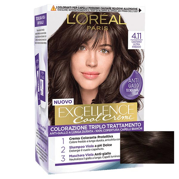 L’Oréal Excellence Castano Ultra Freddo 4.11