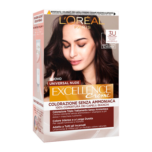 L’Oréal Excellence No Ammoniaca Castano Scuro Nude 3U
