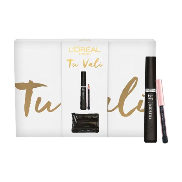 L’Oréal Tu Vali Cofanetto Mascara Telescopic + Mini Matita Nera