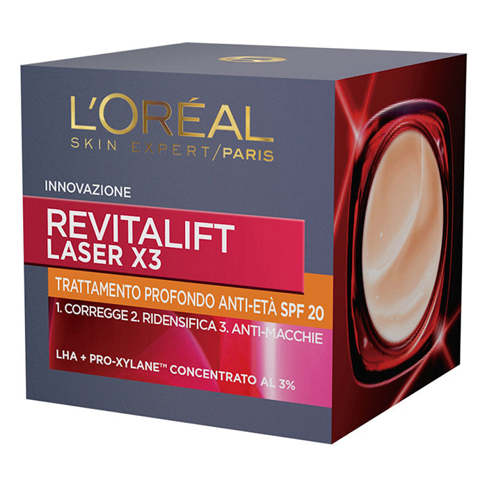 L’Oréal Revitalift Laser X3 Tratt Profondo Anti Eta SPF 25 50 ml